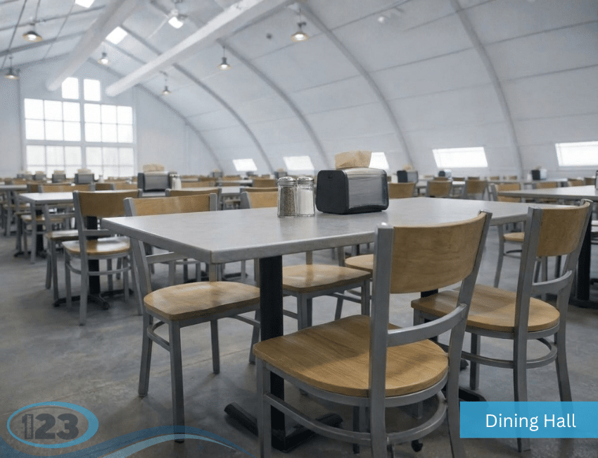 Man Camp Rental | Workforce Housing for Remote Sites: Modular Dining Room Rental equipment reference
