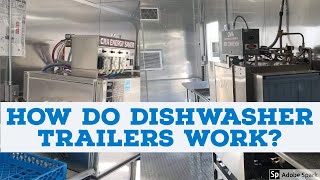 Mobile Dishwasher Trailer: How does it WORK? (Customer's REVIEW)